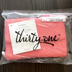 Thirty one Tons of Funds purse wallet Coral